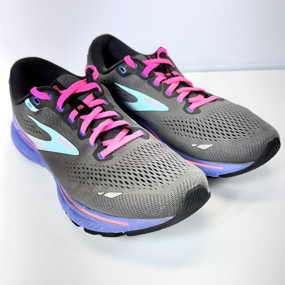 Brooks Gray and Pink Women's Sneakers